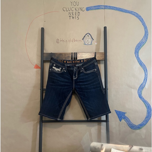 Rock Revival Jean Shorts - Betty Cut - Picture 1 of 16